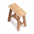 HOLZ HOCKER "ROOT NATURE" | Teakholz, 43 cm | Sitzhocker, Blumenhocker