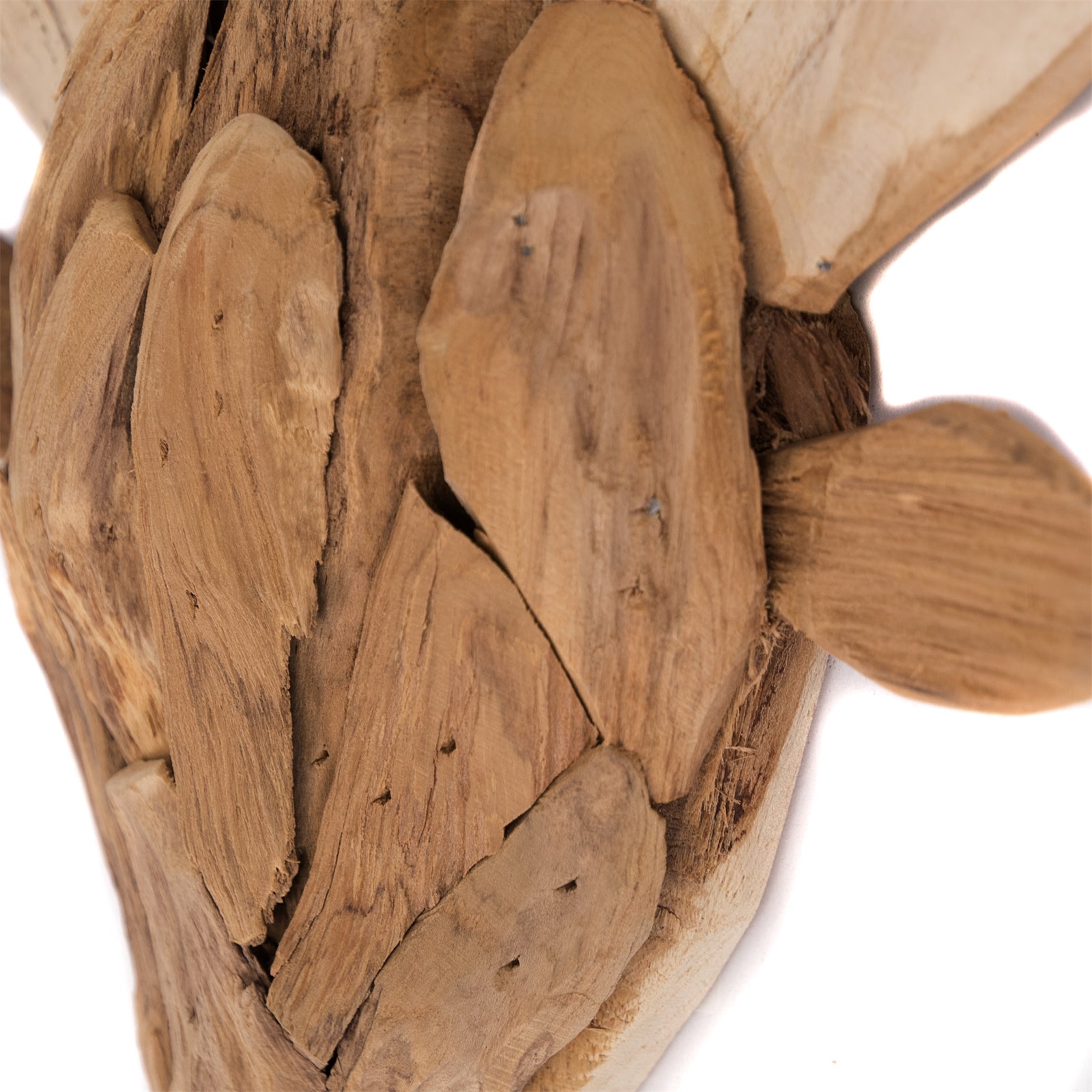 WAND DEKO "BULL HEAD" | Teakholz, 34 cm | Treibholz Deko Geweih