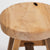 RUNDER HOLZ SCHEMEL "LOU" | 20 cm, Teak | Blumen Hocker