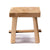 HOLZ HOCKER "SQUARE 20" | Teakholz, 20 cm | Schemel, Blumenhocker