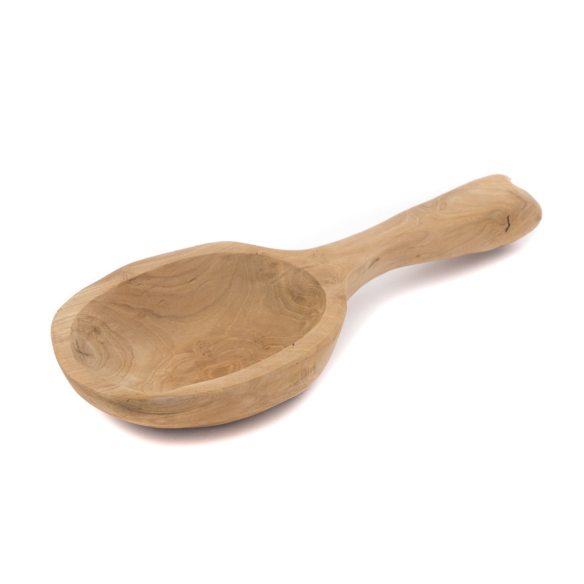 TEAK SCHALE "SCOOP" |  Teakholz | Wurzelholzschale Kellenform