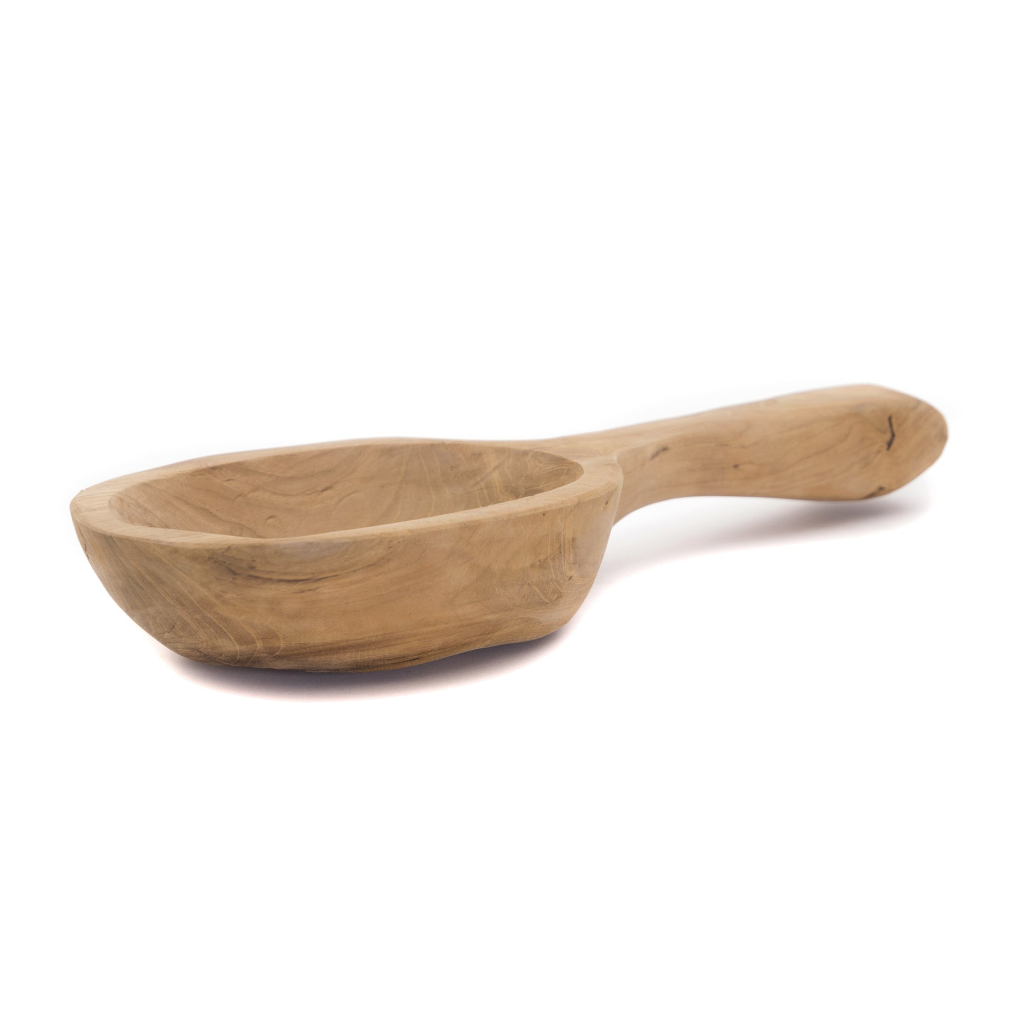 TEAK SCHALE "SCOOP" |  Teakholz | Wurzelholzschale Kellenform