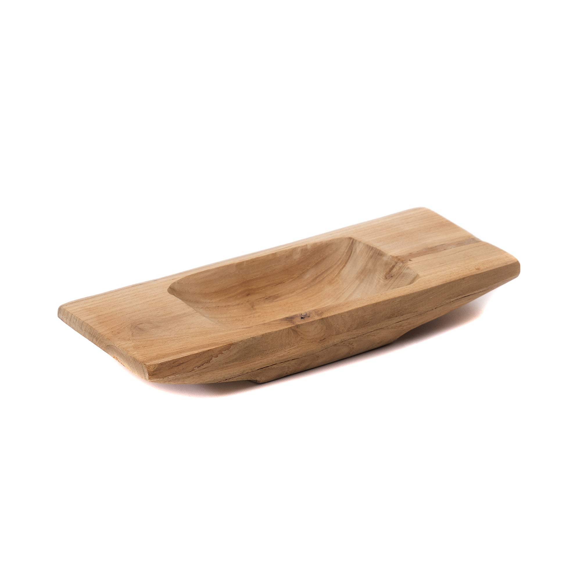 TEAKHOLZ SCHALE "BARCO 30" | Teakholz, 30 cm | Holz Tablett