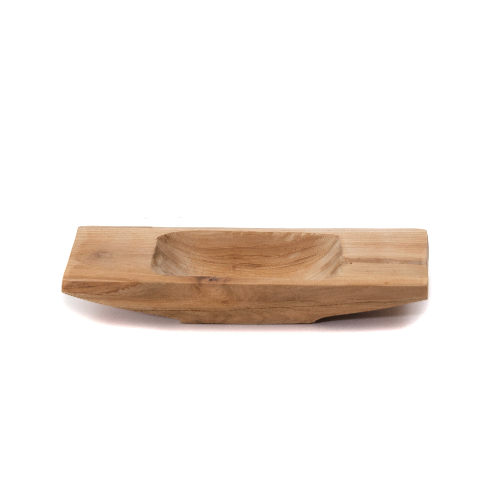 TEAKHOLZ SCHALE "BARCO 30" | Teakholz, 30 cm | Holz Tablett