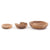 HOLZ SCHALEN SET "BOWL" | Teak | Deko Schale, Obstschale