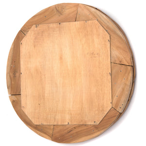 TEAK WANDSPIEGEL "ROUND 60" | Treibholz | Holz Spiegel