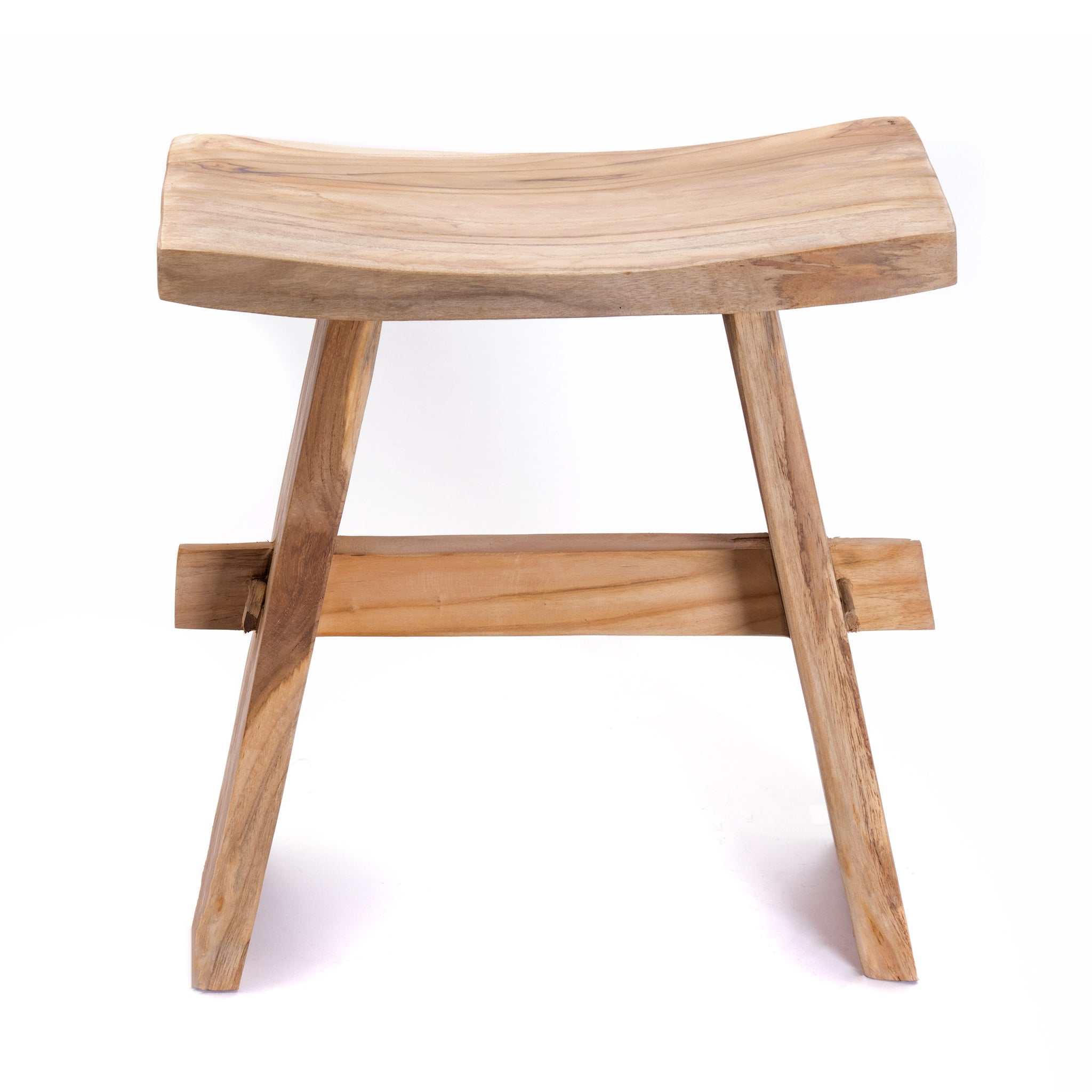 SITZHOCKER "FINCA II" | Teakholz, 50 cm | Holz Hocker