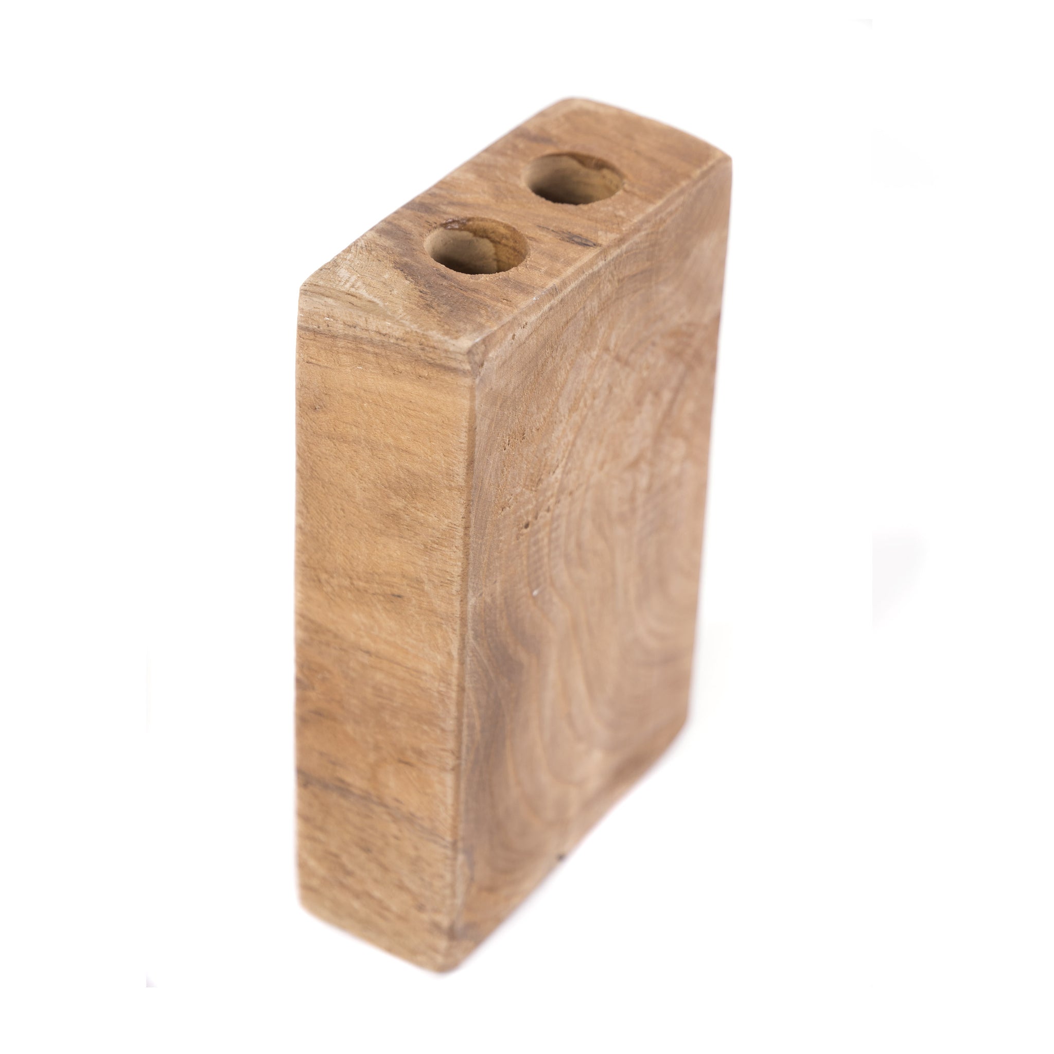 ZAHNBÜRSTENHALTER "DUO II" | Teakholz, 2 Halter | Bad Organizer