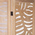 RAUMTEILER "PALM" | Holz, 170x120 cm | Natur Paravent mit Gravur