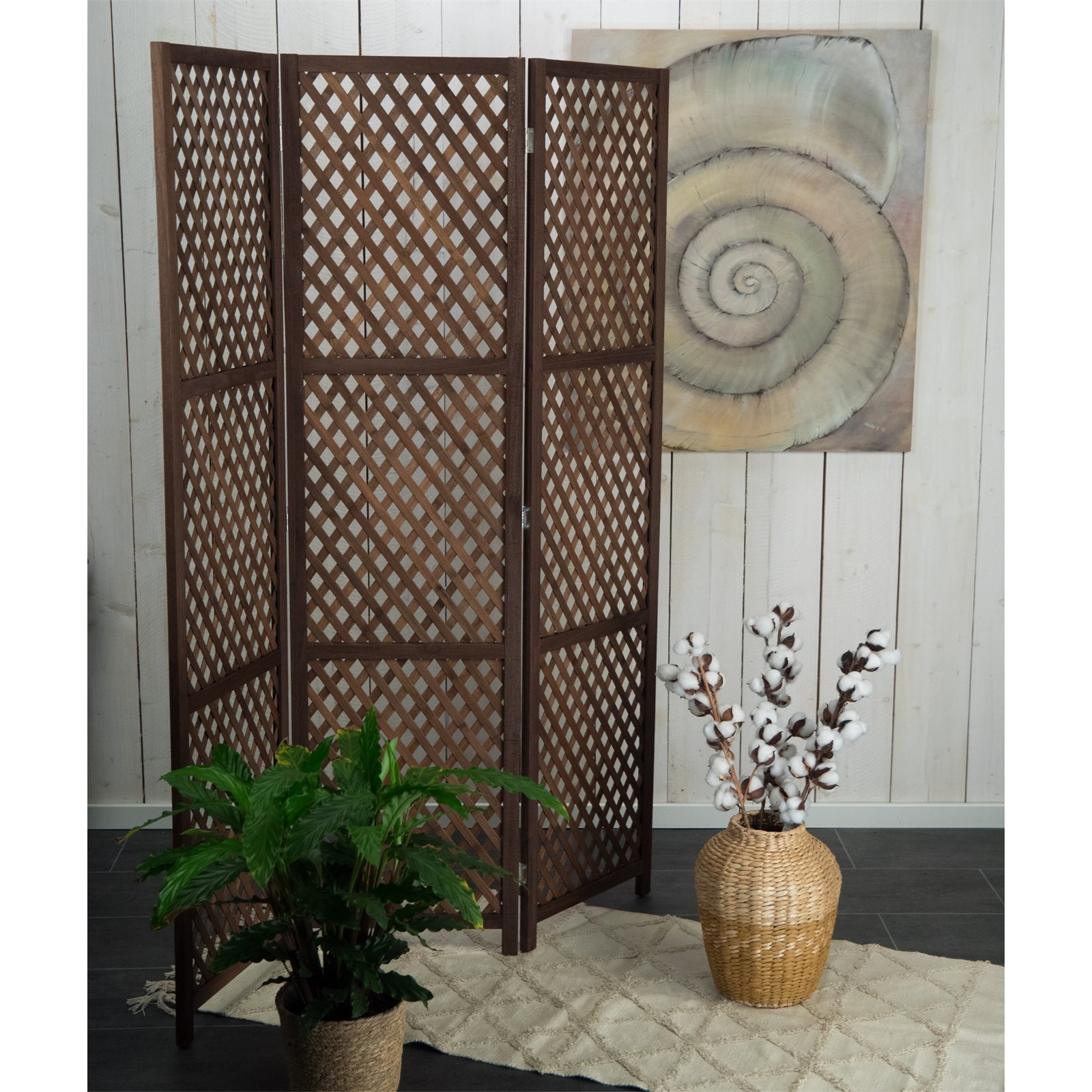 RAUMTEILER "LUMINA" | Bambus, Holz, 170 cm | Paravent