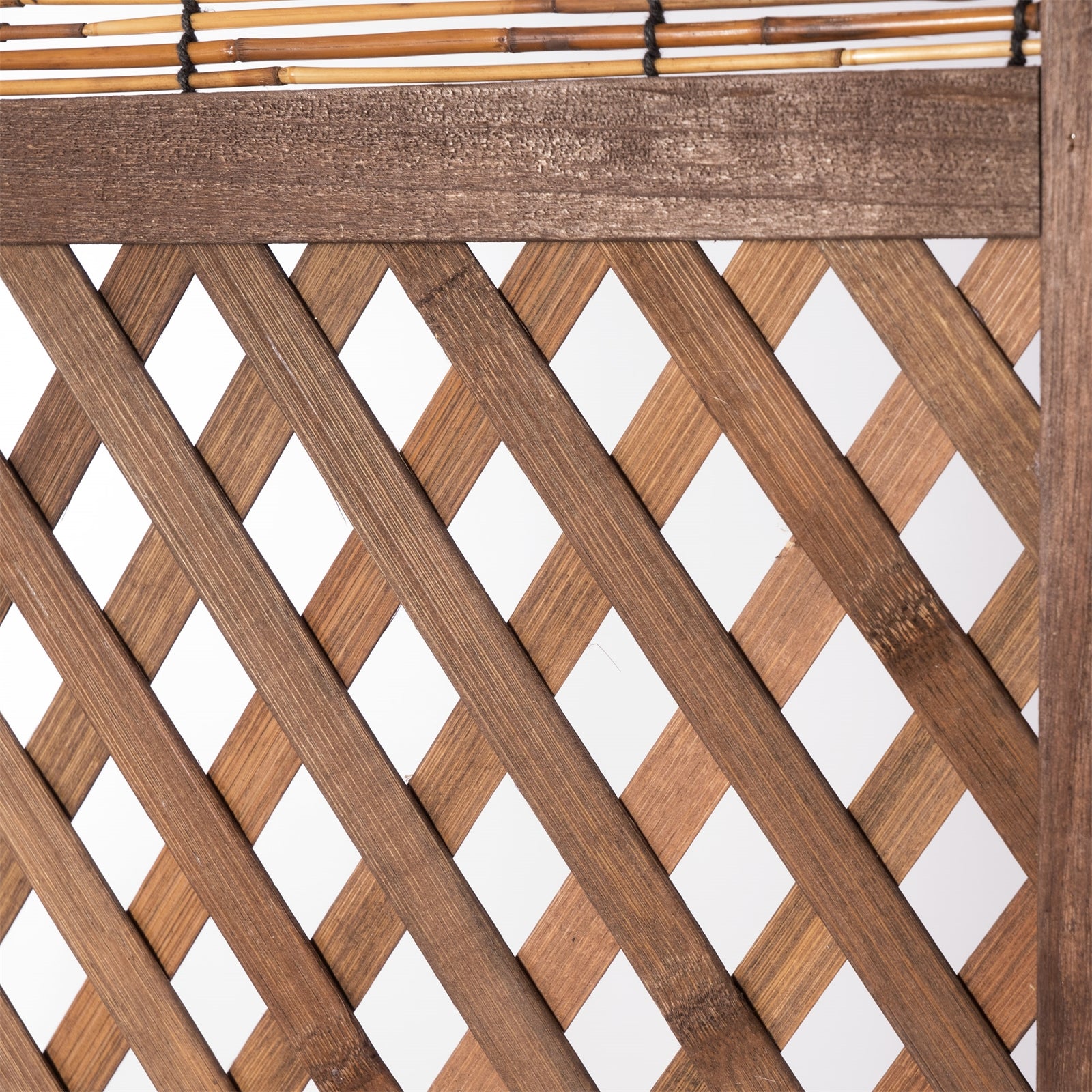 RAUMTEILER "AMBIENTE" | 3-teilig, Bambus, Schilf | Natur Paravent