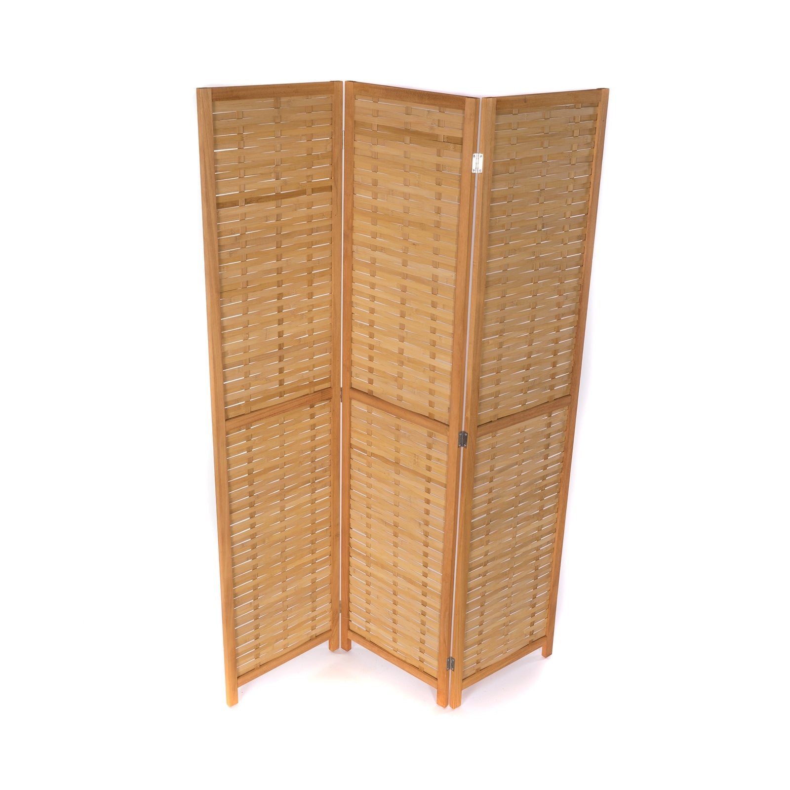 RAUMTEILER "MAYA" | 3-teilig, Bambus | Natur Paravent