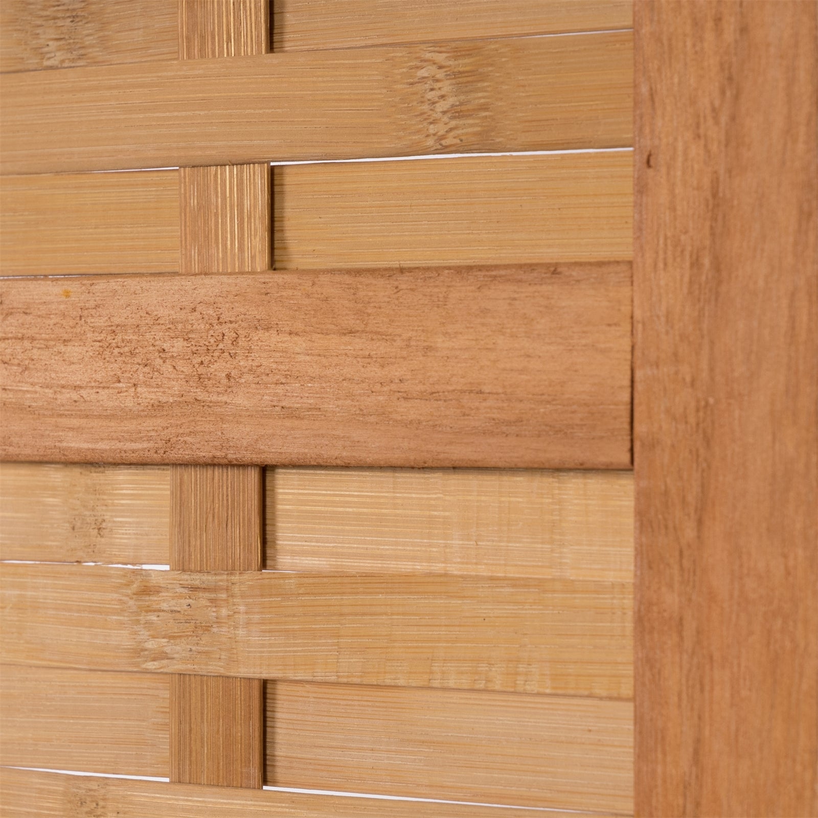 RAUMTEILER "MAYA" | 3-teilig, Bambus | Natur Paravent