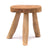 RUNDER HOCKER "KLARA" | Holz, 28 cm | Melk Schemel, Blumenhocker