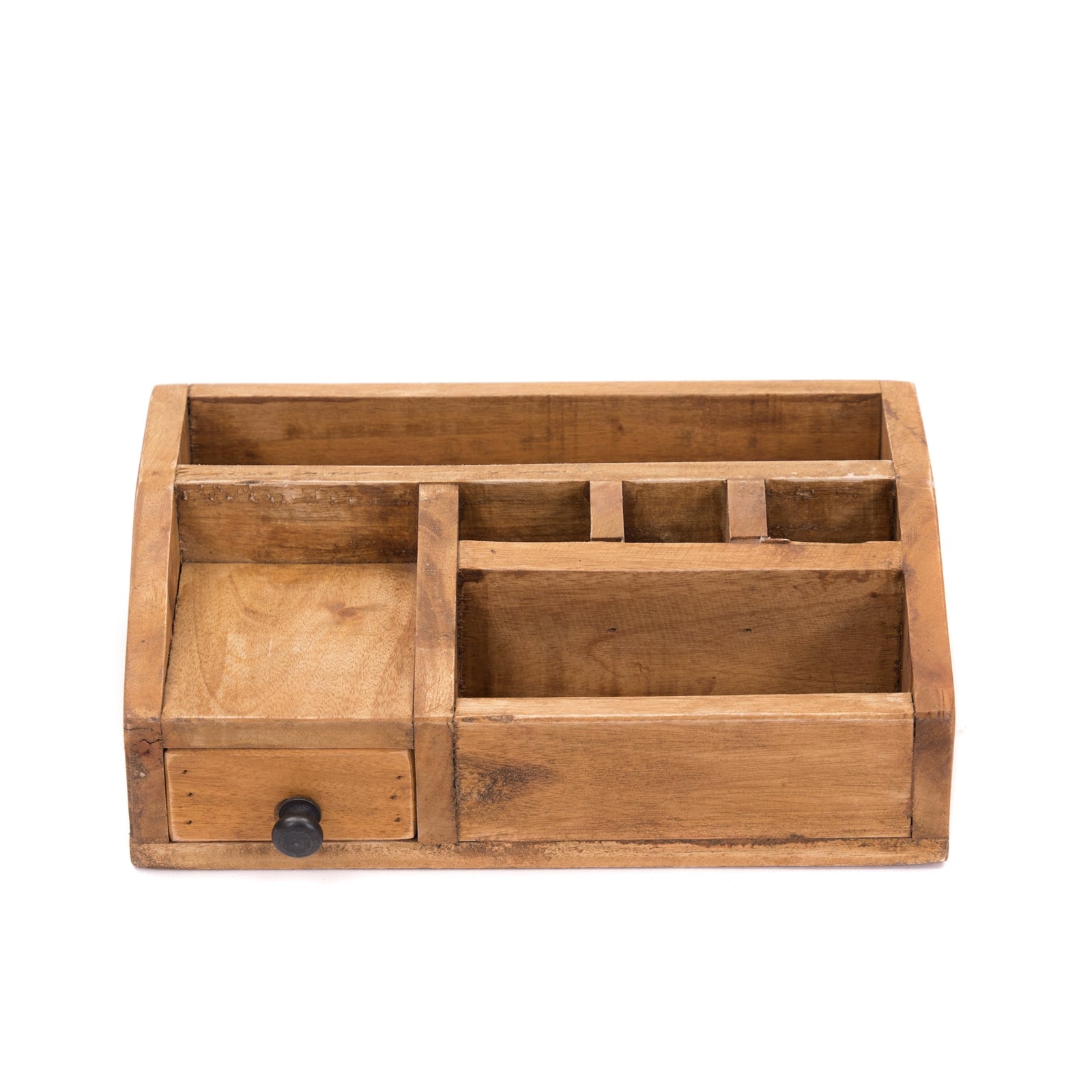 TISCH ORGANIZER "STUDY" | Mahagoni Holz, 27 cm | Büroorganizer