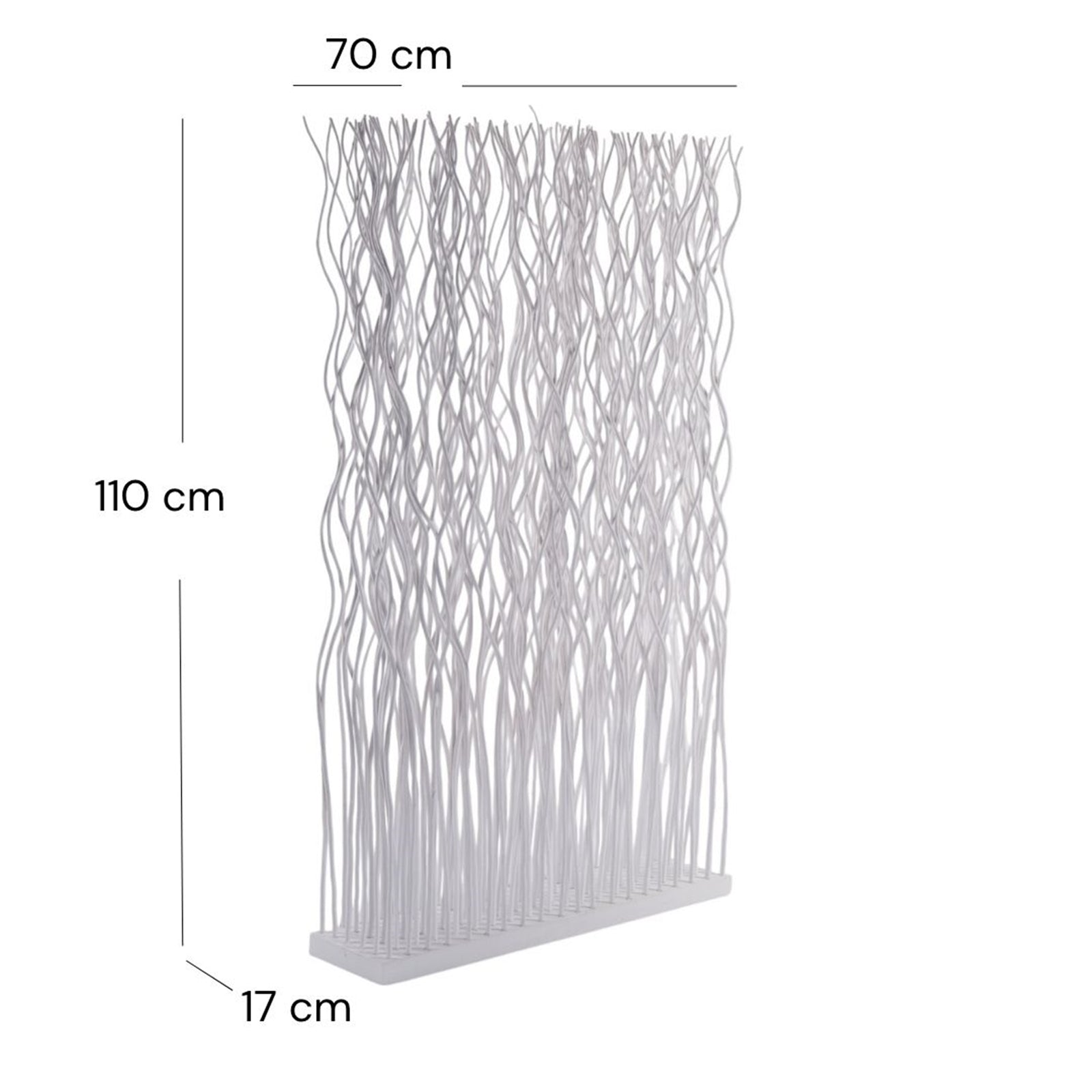 RAUMTEILER "KINKI" | Weidenholz, 110x70 cm | Zweige Paravent