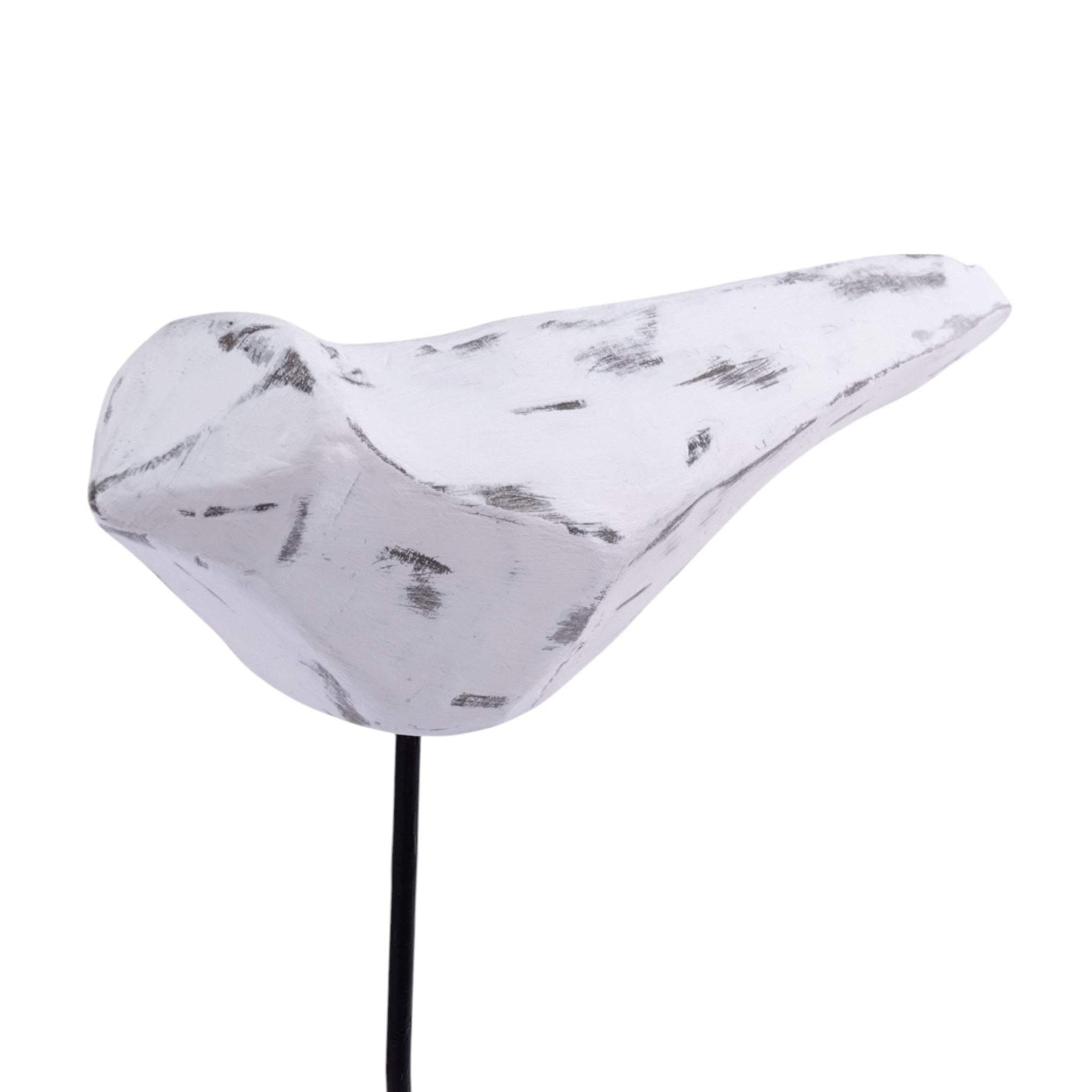 VOGEL SKULPTUR 3er Set "KIKKI" | Metall, weiß | Vogel Aufsteller, Deko