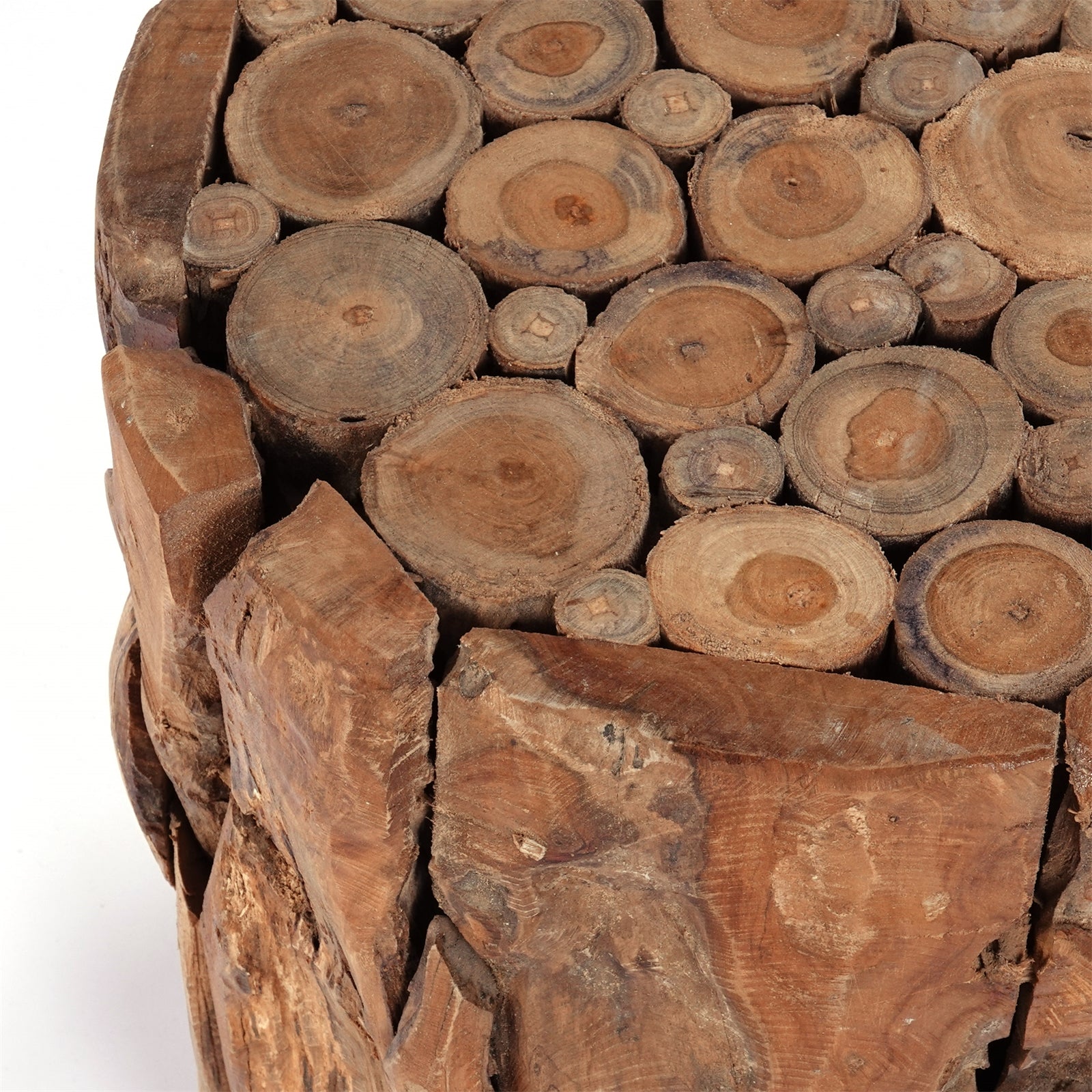 HOLZ SÄULE "MALEA 40" | Treibholz, 40cm | Natur Blumen Podest