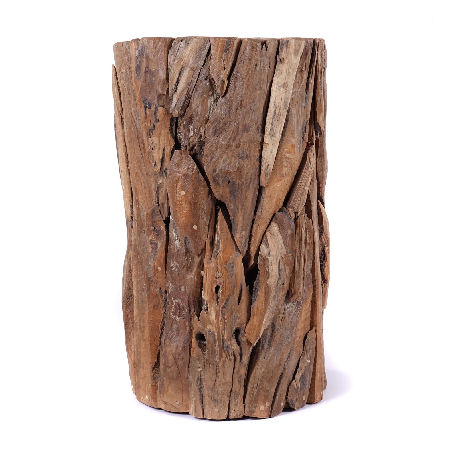 BLUMEN SÄULE "MALEA 60" | Treibholz, 60cm | Natur Holz Podest