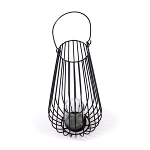 KERZENHALTER "BALTO" | 40cm, Metall | Boden Windlicht, Laterne