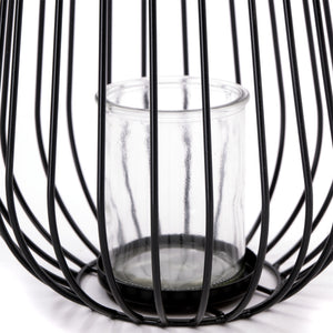 KERZENHALTER "BALTO" | 40cm, Metall | Boden Windlicht, Laterne