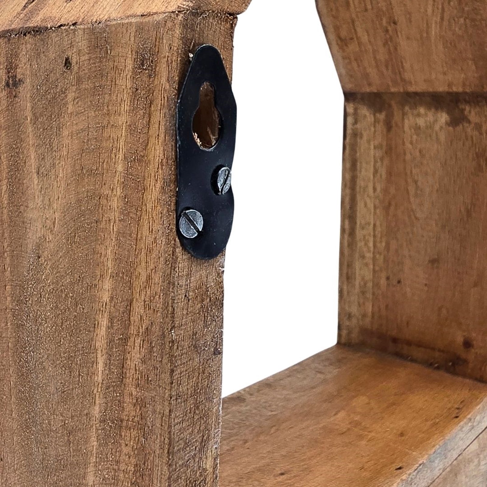 FLUR SCHLÜSSELBRETT "HOME" | 3 Haken, Massivholz | Haus Schlüsselhaken