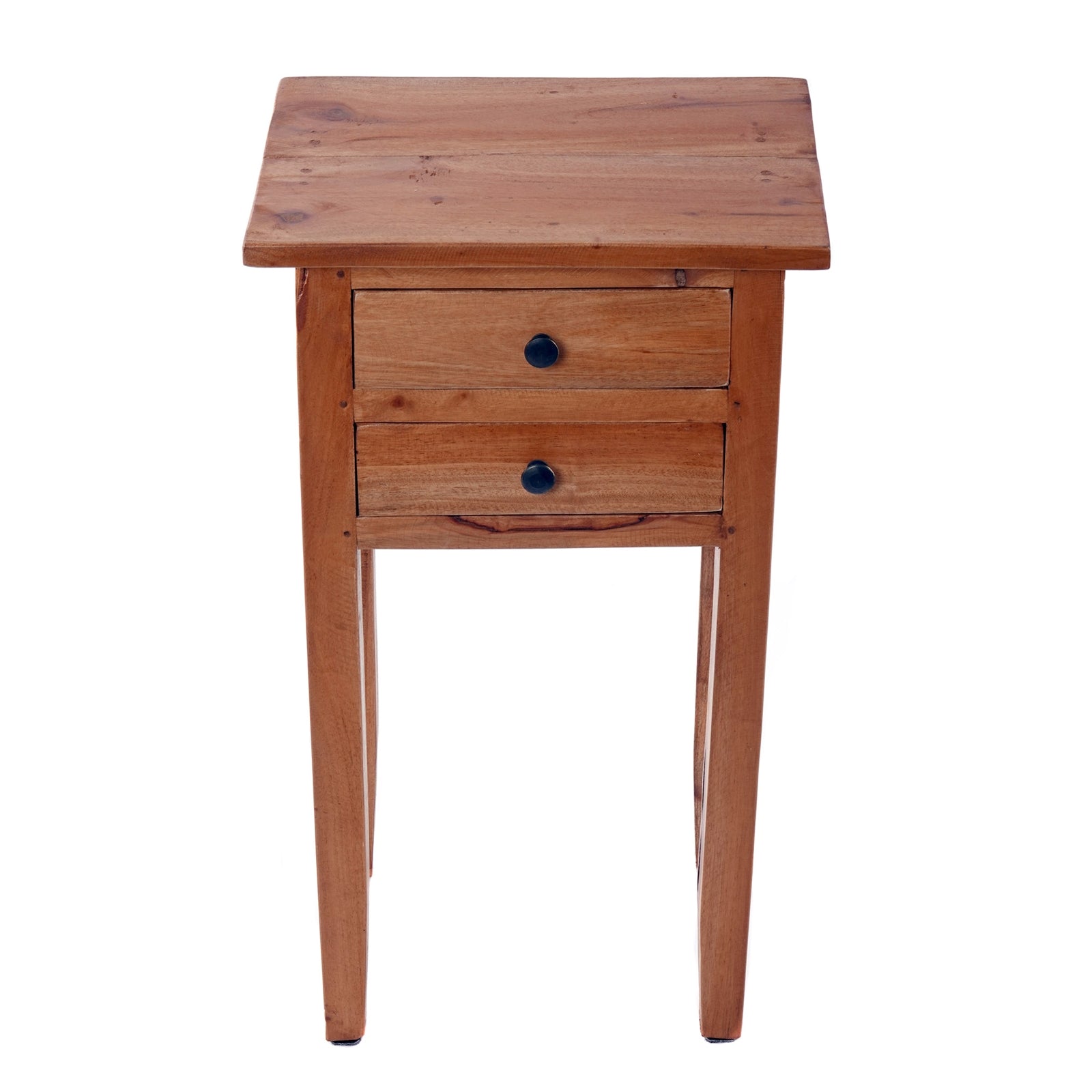 BEISTELLTISCH "RIKA" | Teakholz, 70 cm | Nachttisch, Telefontisch