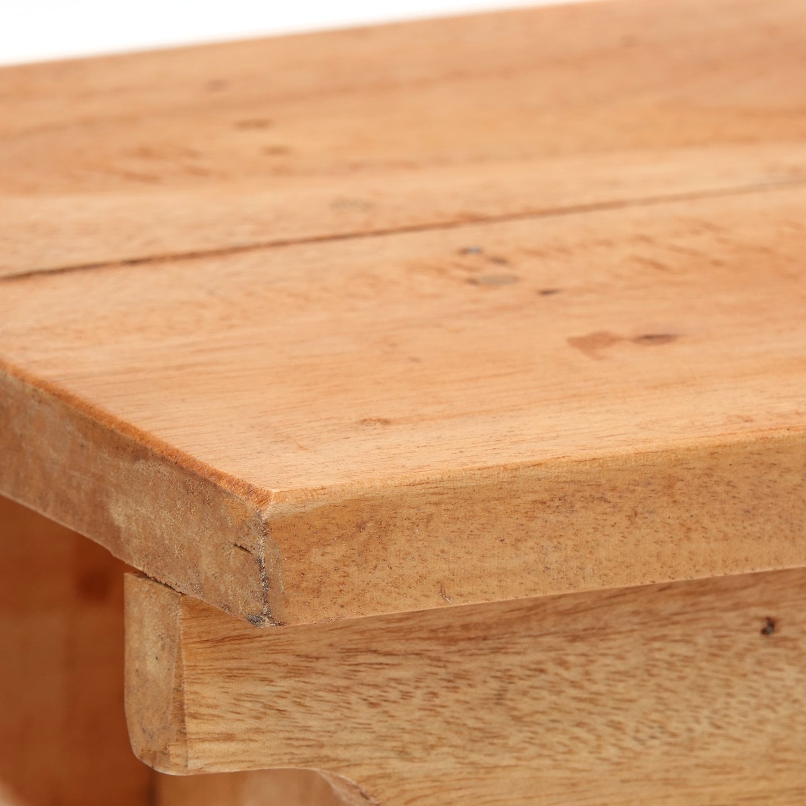 HOCKER "JARNO" | Massivholz, 40cm | Holz Schemel, Natur Blumenhocker