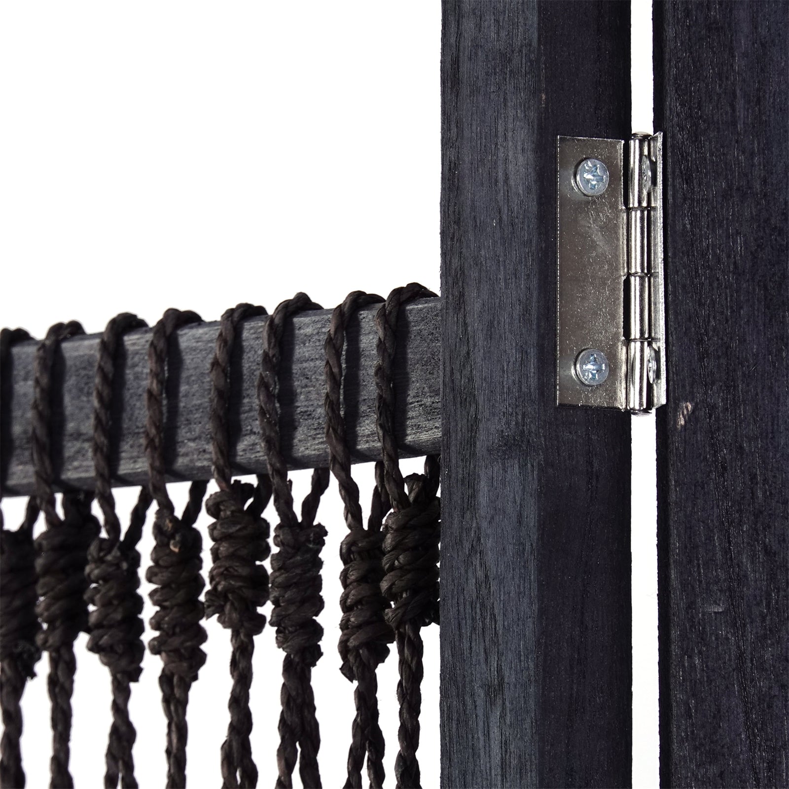 RAUMTEILER "COSMO" | Holz, Geknüpftes Garn, 166cm | Paravent