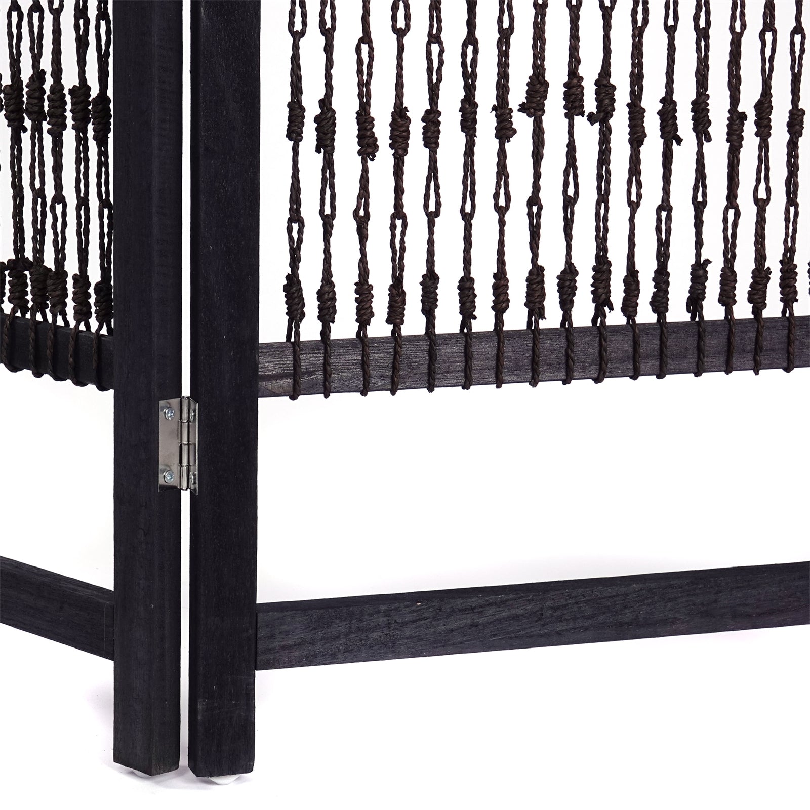 RAUMTEILER "COSMO" | Holz, Geknüpftes Garn, 166cm | Paravent