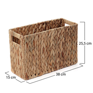 NATUR ZEITUNGSKORB "TALIA" | Wasserhyazinthe | Magazinsammler