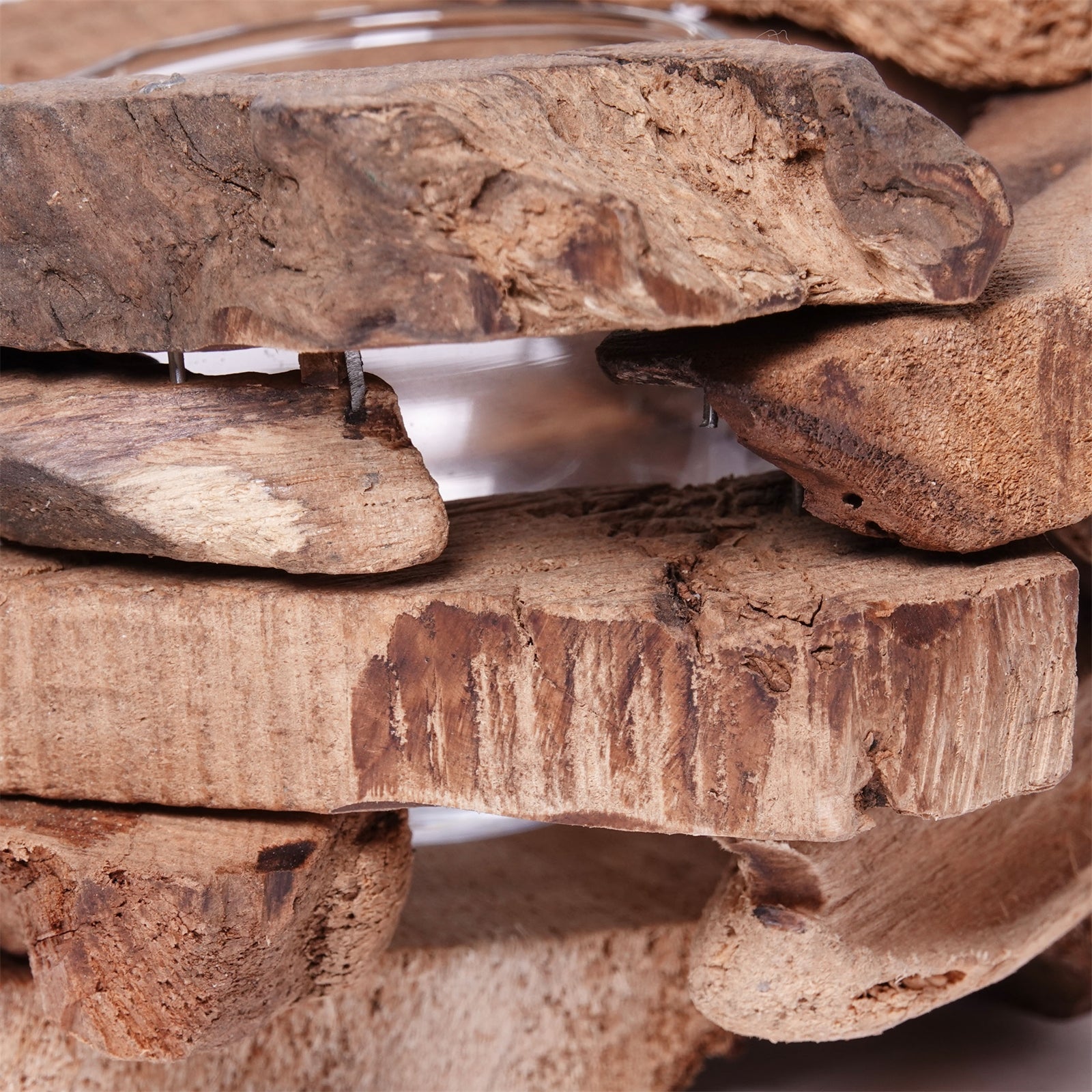 HOLZ TEELICHTHALTER "MIO" | Treibholz | Windlicht, Kerzenhalter