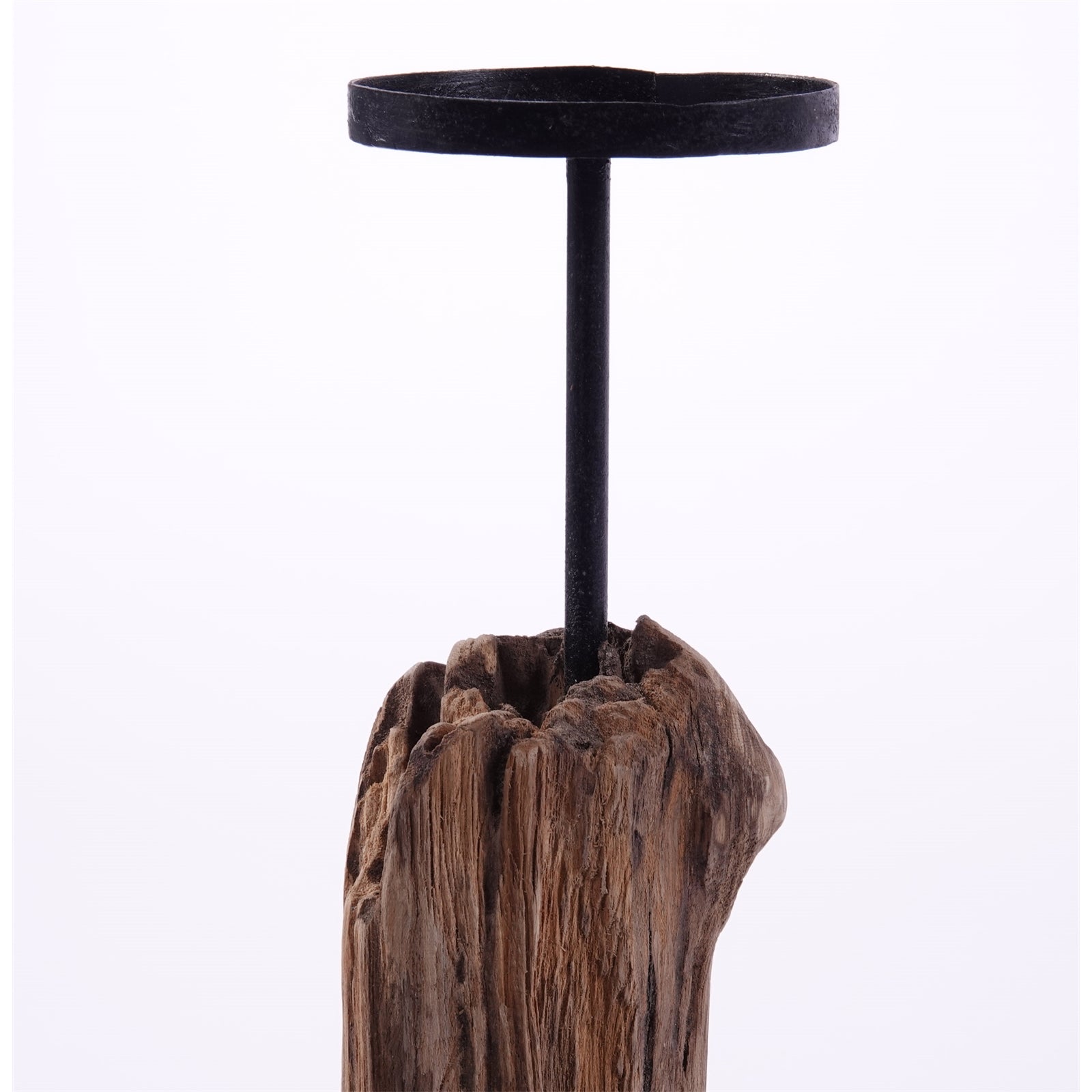 NATUR KERZENSTÄNDER "PURE" | 45cm | Treibholz Windlicht