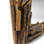 WANDSPIEGEL "PATCHWORK" | 60cm, Massivholz | Flurspiegel Holz