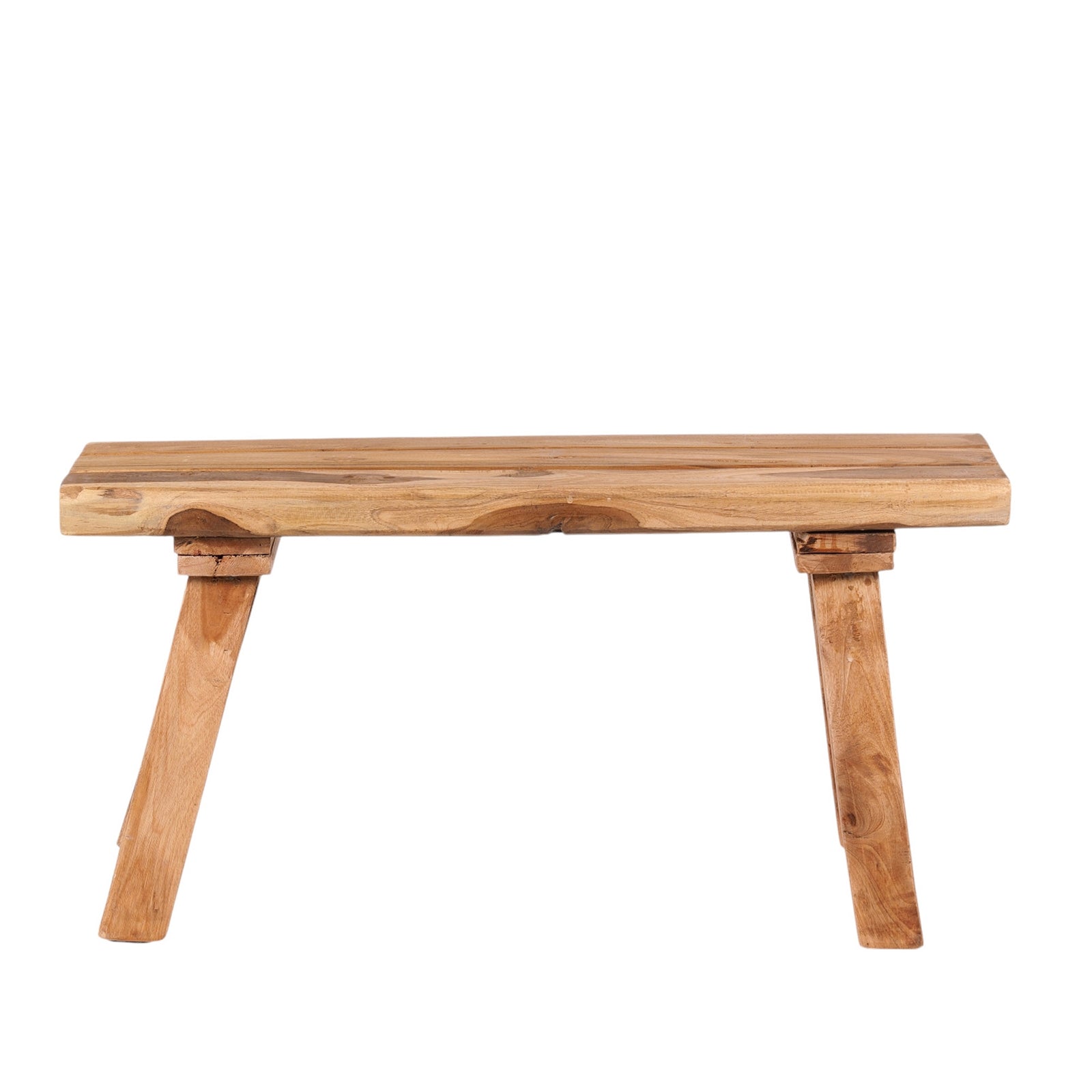 SITZBANK "PALMA" | Massivholz, 84cm | Flurbank, Blumenbank natur