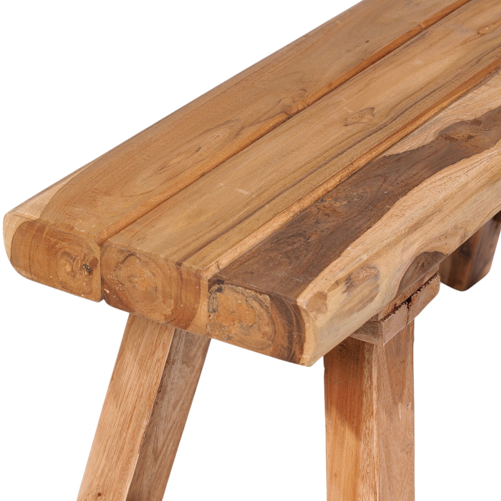 SITZBANK "PALMA" | Massivholz, 84cm | Flurbank, Blumenbank natur