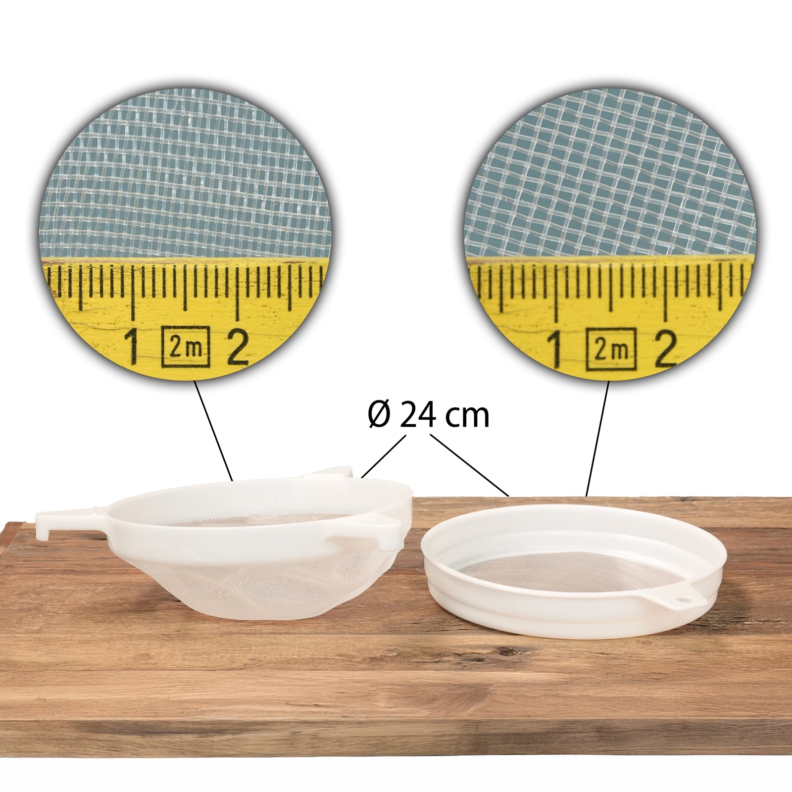 NYLON SPITZSIEB BEEComb | 35 cm, H 36 cm | Honigsieb