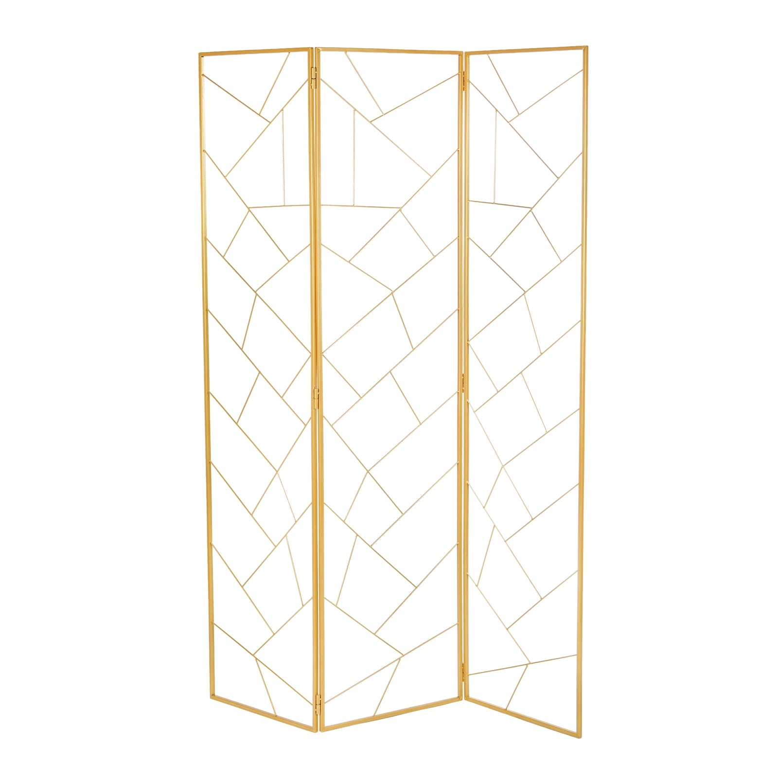 RAUMTEILER "MOSAIC" | Metall, gold, 170x120cm | Paravent