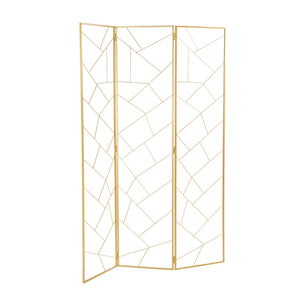 RAUMTEILER "MOSAIC" | Metall, gold, 170x120cm | Paravent