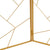 RAUMTEILER "MOSAIC" | Metall, gold, 170x120cm | Paravent