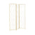 RAUMTEILER "LOUNGE" | Metall, gold, 170x120cm | Paravent