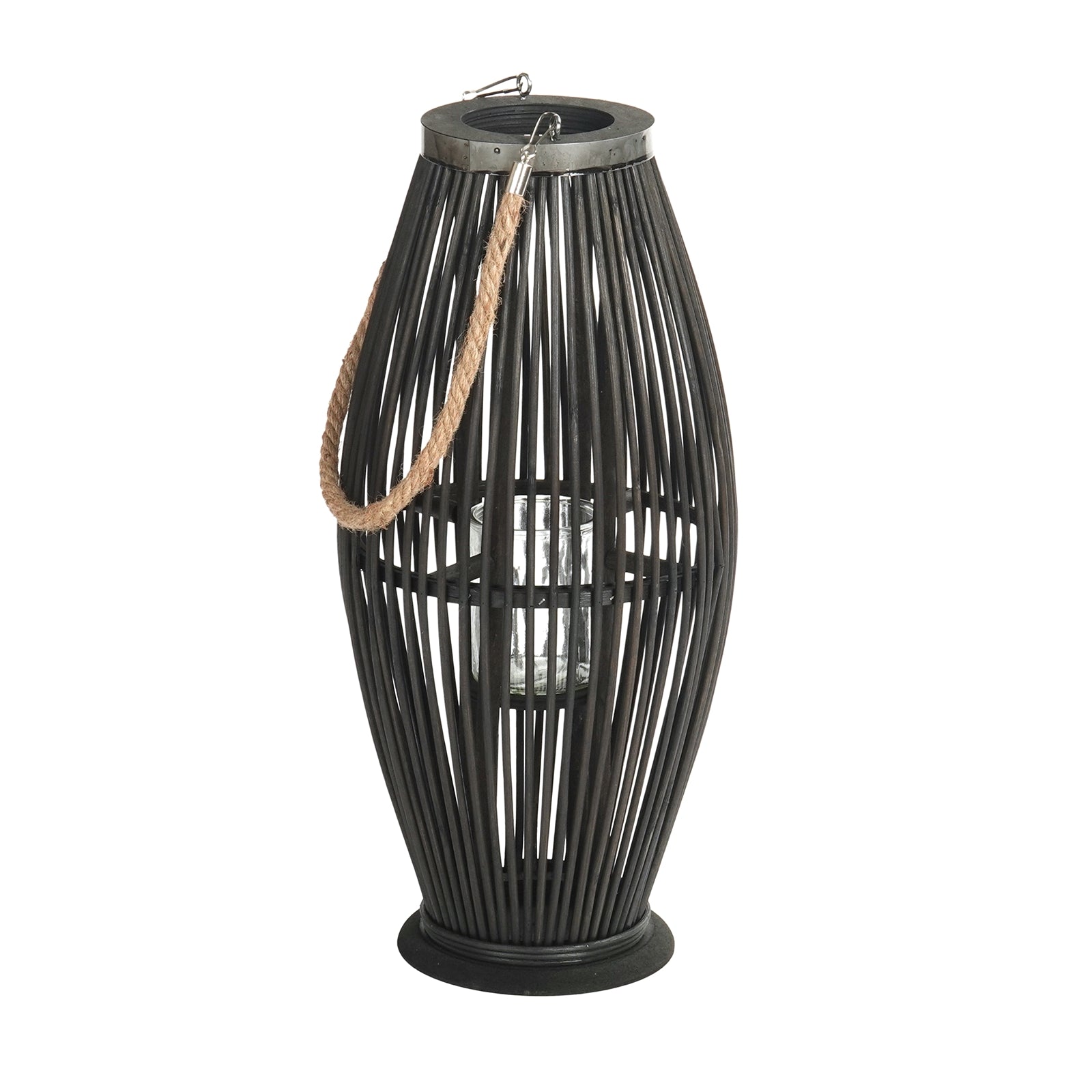 Deko  LATERNE "ZYA" |  Bambus | Natur Windlicht