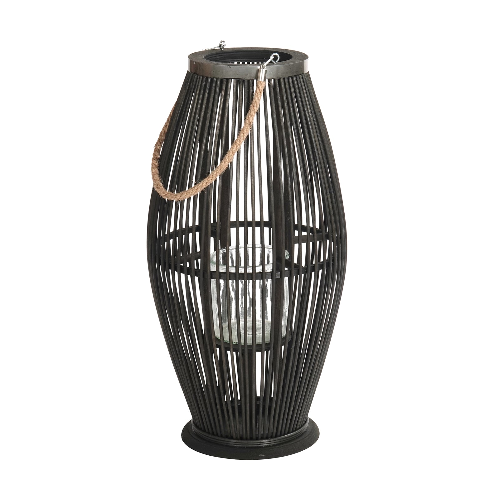Deko  LATERNE "ZYA" |  Bambus | Natur Windlicht