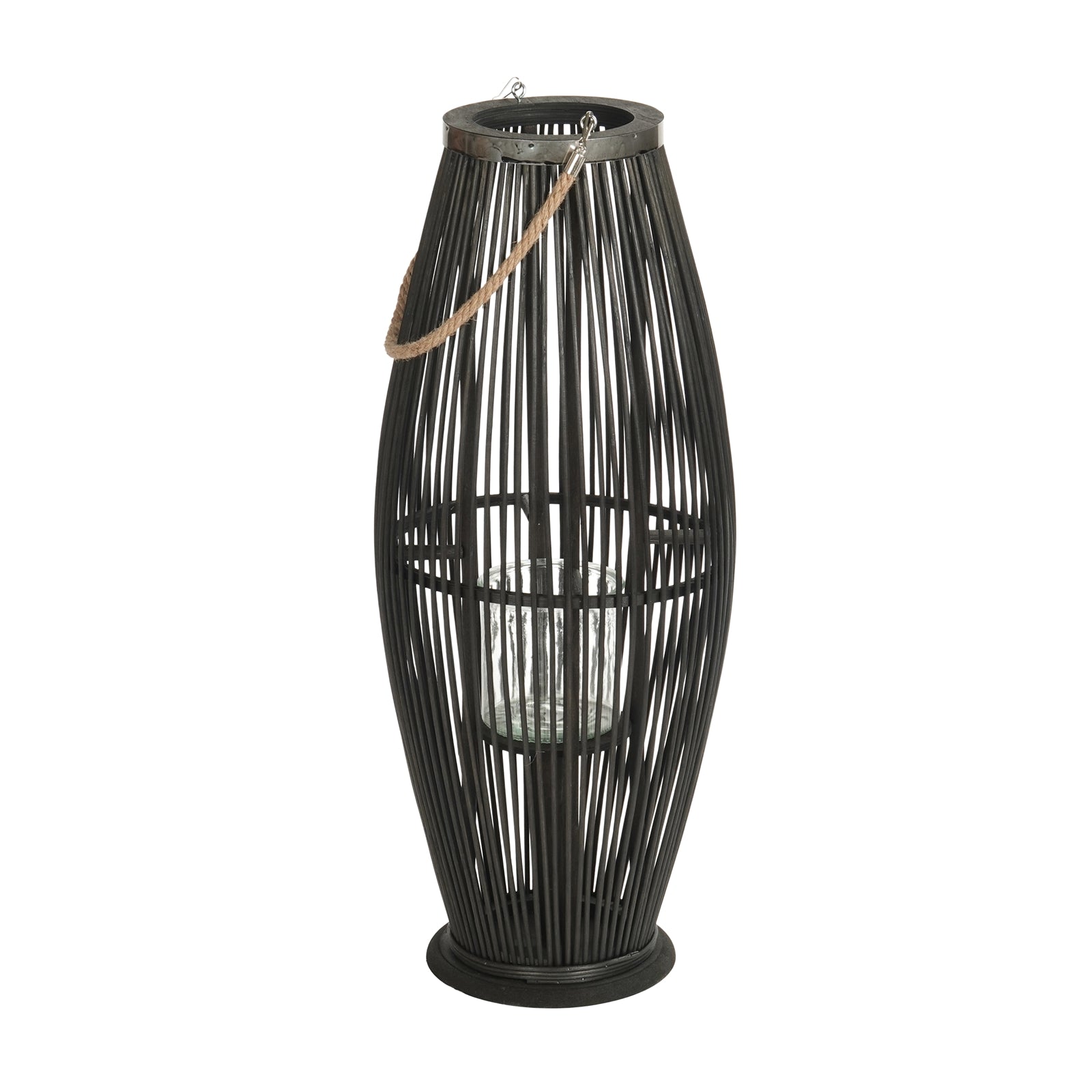 Deko  LATERNE "ZYA" |  Bambus | Natur Windlicht