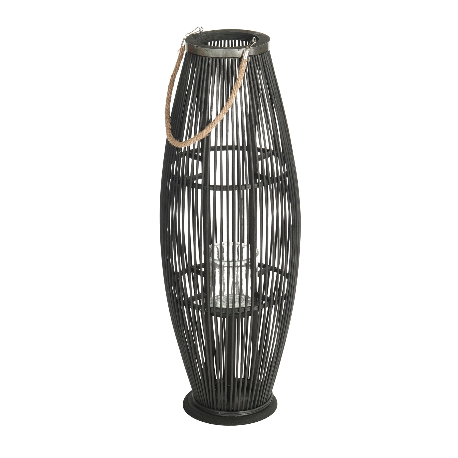 Deko  LATERNE "ZYA" |  Bambus | Natur Windlicht