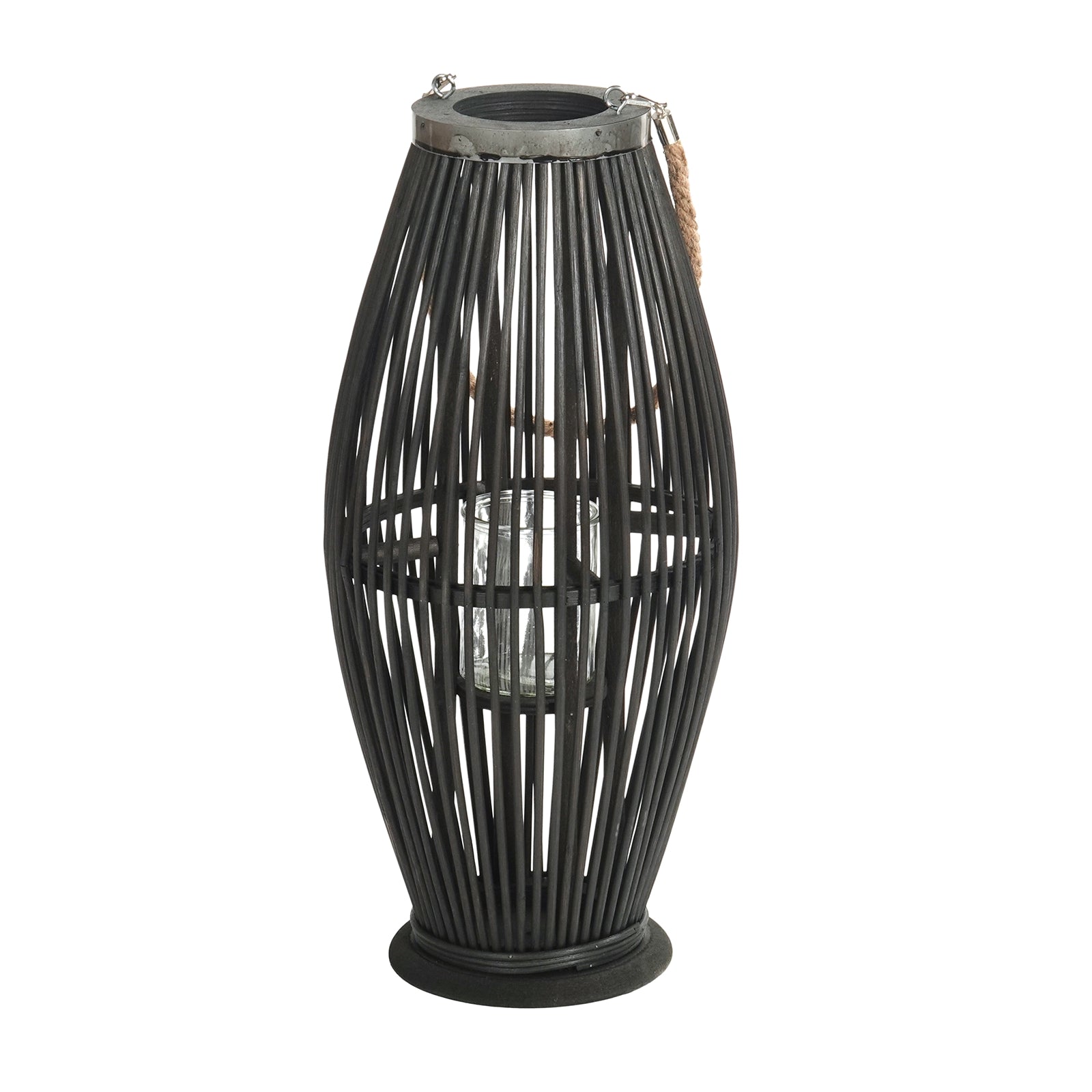Deko  LATERNE "ZYA" |  Bambus | Natur Windlicht