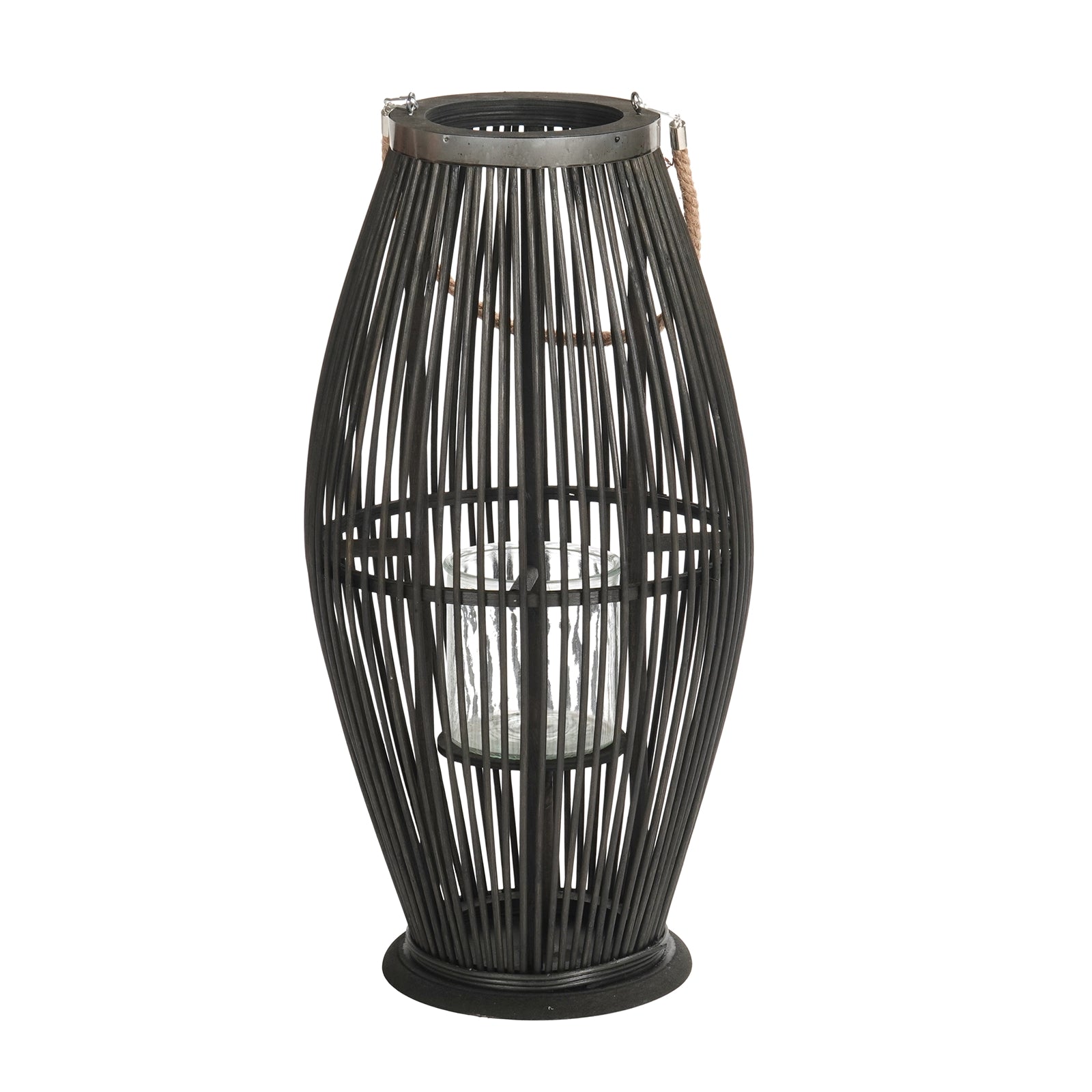 Deko  LATERNE "ZYA" |  Bambus | Natur Windlicht