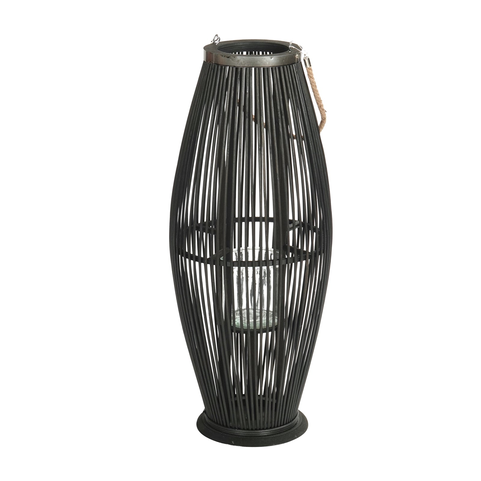 Deko  LATERNE "ZYA" |  Bambus | Natur Windlicht