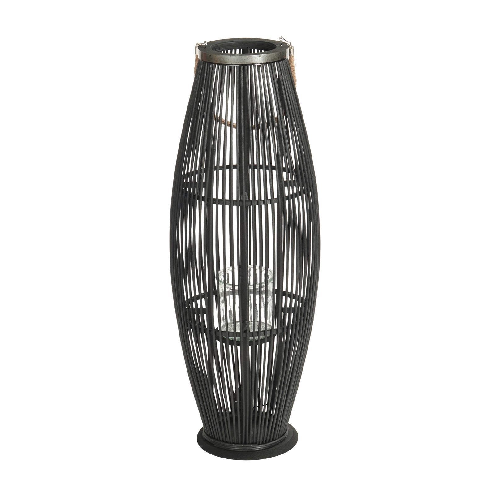 Deko  LATERNE "ZYA" |  Bambus | Natur Windlicht