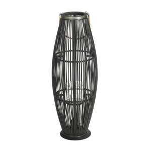 Deko  LATERNE "ZYA" |  Bambus | Natur Windlicht